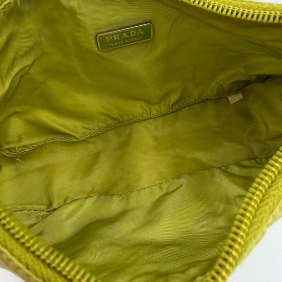 PRADA green tessuto hobo vintage - Picture 15 of 16